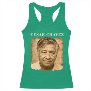 Cesar Chavez Racerback Tank Top Mexican American Pride Latino Heritage TS14 Irish Green Print Your Wear