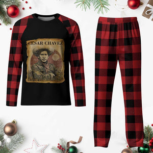 Cesar Chavez Plaid Pajama Set Hispanic Heritage Mexican American Pride Latino TS14 Buffalo Plaid Print Your Wear