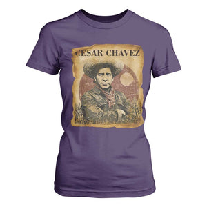 Cesar Chavez T Shirt For Women Hispanic Heritage Mexican American Pride Latino TS14 Purple Print Your Wear
