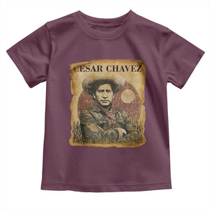 Cesar Chavez Toddler T Shirt Hispanic Heritage Mexican American Pride Latino TS14 Maroon Print Your Wear