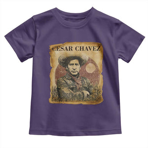 Cesar Chavez Toddler T Shirt Hispanic Heritage Mexican American Pride Latino TS14 Purple Print Your Wear