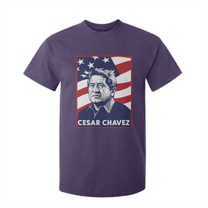 Cesar Chavez T Shirt For Kid Labor Leader Mexican American Pride TS14 Purple Print Your Wear
