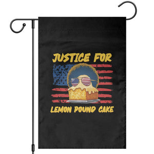 Justice For Lemon Pound Cake Garden Flag Funny US Flag Cake Parody Rap Free Speech TS14 Black Print Your Wear