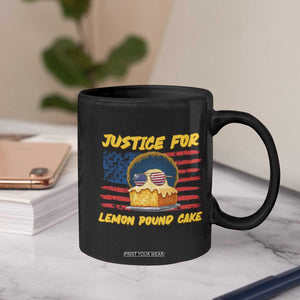 Justice For Lemon Pound Cake Coffee Mug Funny US Flag Cake Parody Rap Free Speech TS14 Print Your Wear