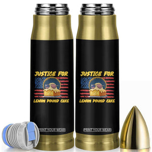 Justice For Lemon Pound Cake Bullet Tumbler Funny US Flag Cake Parody Rap Free Speech TS14 Black Print Your Wear
