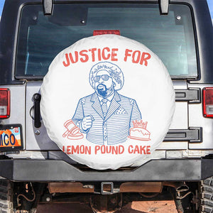 Justice For Lemon Pound Cake Spare Tire Cover Viral Trend Free Speech TS14 No hole White Print Your Wear