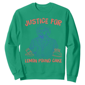 Justice For Lemon Pound Cake Sweatshirt Viral Trend Free Speech TS14 Irish Green Print Your Wear