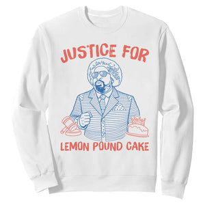 Justice For Lemon Pound Cake Sweatshirt Viral Trend Free Speech TS14 White Print Your Wear