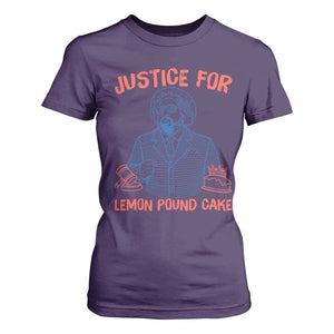 Justice For Lemon Pound Cake T Shirt For Women Viral Trend Free Speech TS14 Purple Print Your Wear