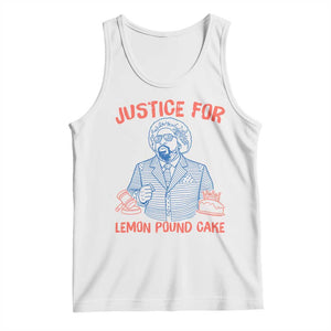 Justice For Lemon Pound Cake Tank Top Viral Trend Free Speech TS14 White Print Your Wear