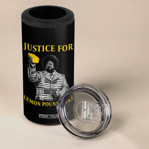 Justice For Lemon Pound Cake 4 in 1 Can Cooler Tumbler Vintage Rap Free Speech TS14 Print Your Wear