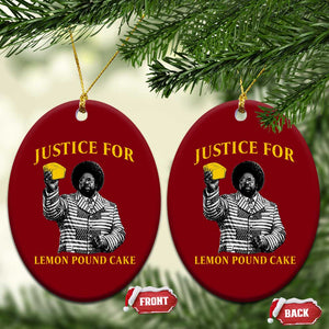Justice For Lemon Pound Cake Ceramic Ornament Vintage Rap Free Speech TS14 Print Your Wear