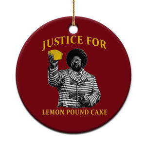 Justice For Lemon Pound Cake Ceramic Ornament Vintage Rap Free Speech TS14 1pc Red Print Your Wear