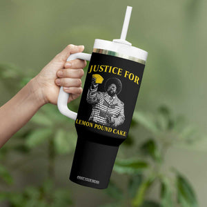 Justice For Lemon Pound Cake Tumbler With Handle Vintage Rap Free Speech TS14 Print Your Wear