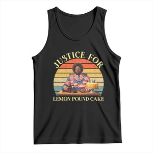 Justice For Lemon Pound Cake Tank Top Retro Rap Free Speech TS14 Black Print Your Wear
