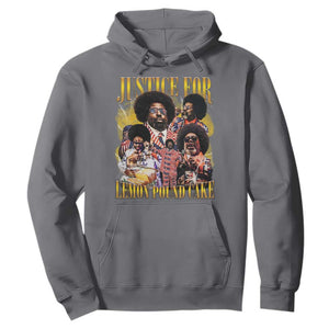 Justice For Lemon Pound Cake Bootleg Graphic Hoodie Retro Rap Free Speech TS14 Charcoal Print Your Wear