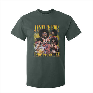 Justice For Lemon Pound Cake Bootleg Graphic T Shirt For Kid Retro Rap Free Speech TS14 Dark Forest Green Print Your Wear
