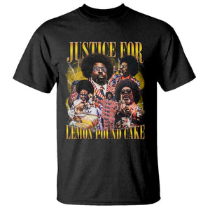 Justice For Lemon Pound Cake Bootleg Graphic T Shirt Retro Rap Free Speech TS14 Black Print Your Wear