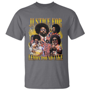 Justice For Lemon Pound Cake Bootleg Graphic T Shirt Retro Rap Free Speech TS14 Charcoal Print Your Wear