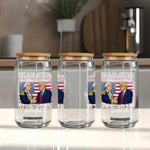 250th Anniversary USA Glass Can Patriotic Trump George Washington American Flag 4th of July TS14 Print Your Wear