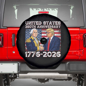 250th Anniversary USA Spare Tire Cover Patriotic Trump George Washington American Flag 4th of July TS14 Black Print Your Wear