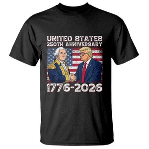 250th Anniversary USA T Shirt Patriotic Trump George Washington American Flag 4th of July TS14 Black Print Your Wear