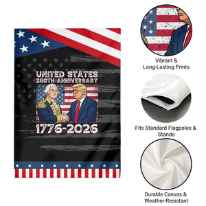 250th Anniversary USA Patriotic Garden Flag Trump George Washington American Flag 4th of July TS14 Print Your Wear