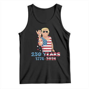 250 Years American Anniversary Tank Top Patriotic Trump 4th of July TS14 Black Print Your Wear