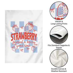 Strawberry Festival Garden Flag 1968 A Berry Good Time Summer TS14 Print Your Wear