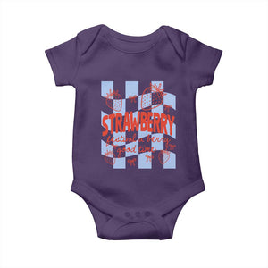 Strawberry Festival Baby Onesie 1968 A Berry Good Time Summer TS14 Purple Print Your Wear