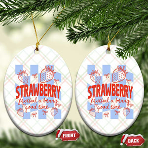 Strawberry Festival Ceramic Ornament 1968 A Berry Good Time Summer TS14 Print Your Wear