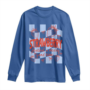 Strawberry Festival Long Sleeve Shirt 1968 A Berry Good Time Summer TS14 Royal Blue Print Your Wear