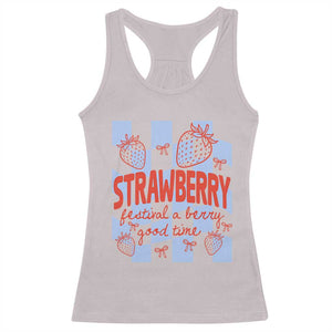 Strawberry Festival Racerback Tank Top 1968 A Berry Good Time Summer TS14 Ice Gray Print Your Wear