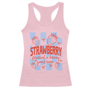 Strawberry Festival Racerback Tank Top 1968 A Berry Good Time Summer TS14 Light Pink Print Your Wear