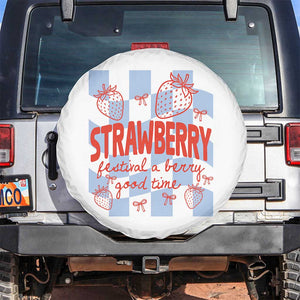 Strawberry Festival Spare Tire Cover 1968 A Berry Good Time Summer TS14 No hole White Print Your Wear