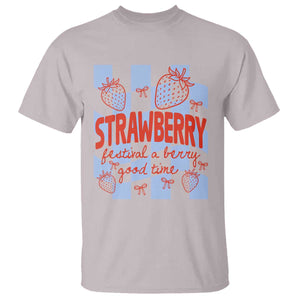 Strawberry Festival T Shirt 1968 A Berry Good Time Summer TS14 Ice Gray Print Your Wear
