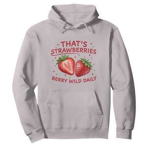That’s Strawberries Hoodie Summer Fruit Festival TS14 Ice Gray Print Your Wear