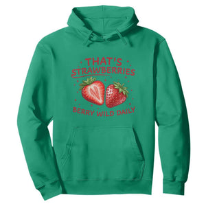 That’s Strawberries Hoodie Summer Fruit Festival TS14 Irish Green Print Your Wear
