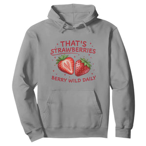 That’s Strawberries Hoodie Summer Fruit Festival TS14 Sport Gray Print Your Wear