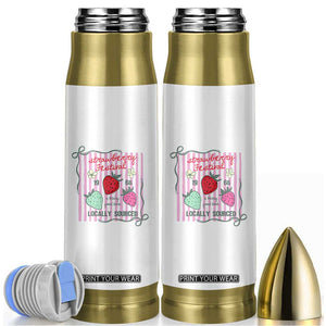 Strawberry Festival Bullet Tumbler Summer Fruit Vibes TS14 White Print Your Wear