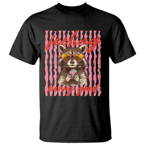 Feeling Berry Good T Shirt Funny Raccoon Strawberry Summer Vibes TS14 Black Print Your Wear
