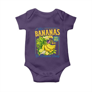 That's Bananas Baby Onesie Funny Banana Summer Fruit Food Pun TS14 Purple Print Your Wear