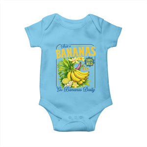 That's Bananas Baby Onesie Funny Banana Summer Fruit Food Pun TS14 Sky Print Your Wear