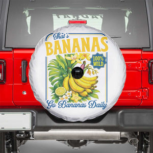 That's Bananas Spare Tire Cover Funny Banana Summer Fruit Food Pun TS14 White Print Your Wear