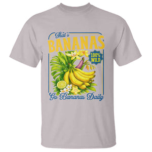 That's Bananas T Shirt Funny Banana Summer Fruit Food Pun TS14 Ice Gray Print Your Wear