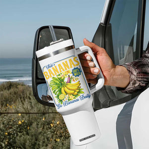 That's Bananas Tumbler With Handle Funny Banana Summer Fruit Food Pun TS14 Print Your Wear