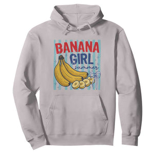 Banana Girl Summer Hoodie Summer Fruit Beach Vacation TS14 Ice Gray Print Your Wear