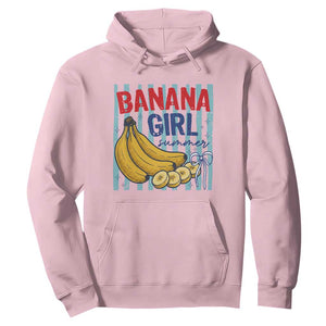 Banana Girl Summer Hoodie Summer Fruit Beach Vacation TS14 Light Pink Print Your Wear