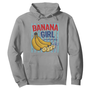 Banana Girl Summer Hoodie Summer Fruit Beach Vacation TS14 Sport Gray Print Your Wear