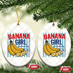 Banana Girl Summer Ceramic Ornament Summer Fruit Beach Vacation TS14 Print Your Wear